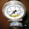 Veriflo Regulator with Pressure Gauge, label and gauge view