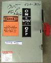 GE Safety Switch 30amp., 600Vac Max. HP20