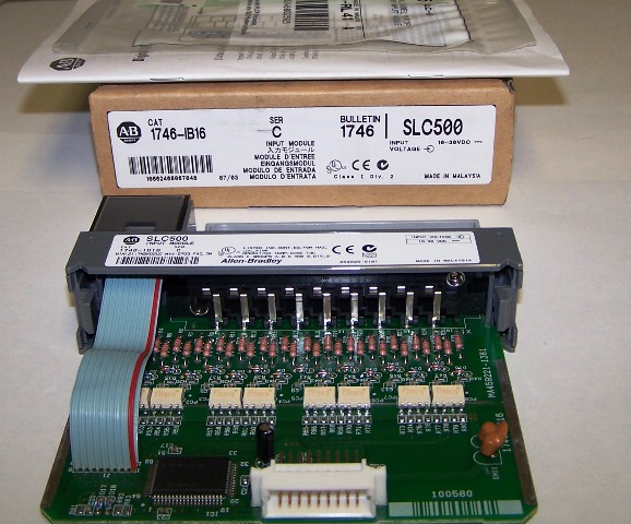 Allen Bradley digital input module SLC500 cat # 1746-IB16, Series C