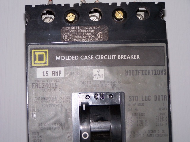 FAL34015 Molded Case Circuit Breaker