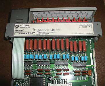 Allen Bradley digital input module SLC500 cat # 1746-IA16, Series C
