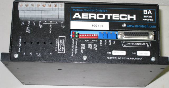 Aerotech BA Servo Amplifier Motion Control