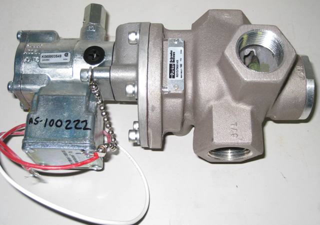 Parker Schrader Bellows inline valve
