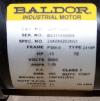 Baldor 13HP 90V DC motor label view