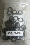 O Ring Rubber Set of 47 top view