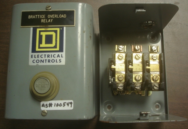 Square D Overload  Relay Class 9065 Type SEO-5
