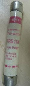Shawmut Tri-Onic TRS10R Time Delay Fuse front view