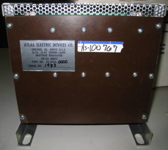 Ci-35, Ci-65 Xenon Lamp Wattage Regulator 50/60 Hertz