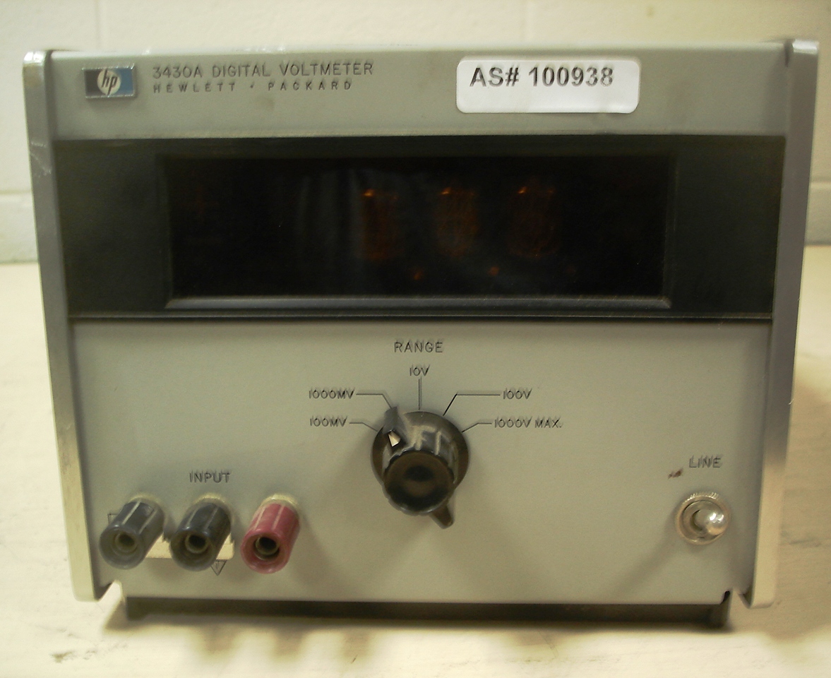 Hewlett Packard 3430A Digital Voltmeter