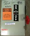 GE Safety Switch 30amp., 600Vac, Max. HP 20