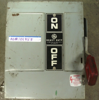 GE Safety Switch 30amp., 600Vac, Max. HP 30