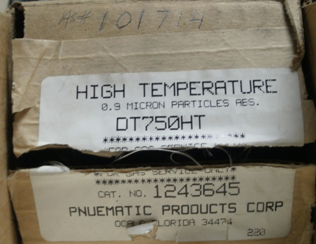 High Temperature Filter DT750HT