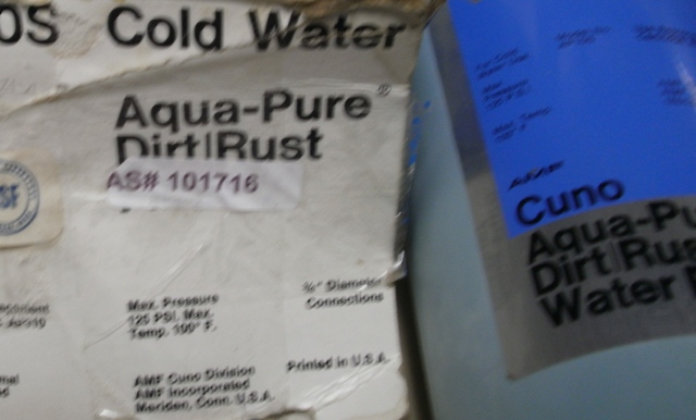 Aqua-Pure Dirt/Rust Water Filter Model: AP10S