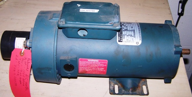 Reliance DC Motor 3/4 HP 1750RPM 90V 7.60AMPS Type:TPR