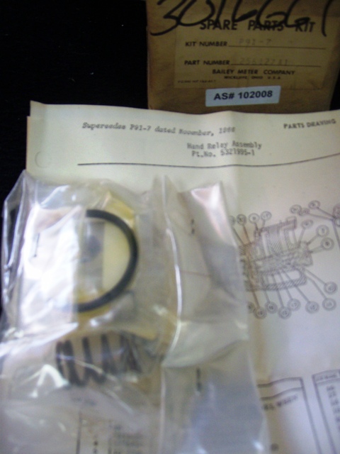 Bailey Meter Company Hand Relay Assembly, Spare Parts Kit Number P91-7