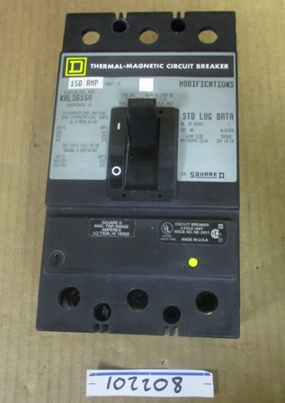 Square D KAL36150 Series 2 Thermal-Magnetic Circuit Breaker