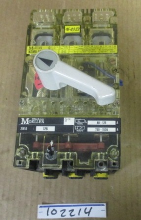 Moeller N2M6-125 ZM6-125 Circuit Breaker