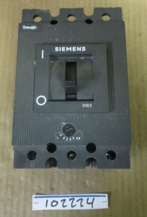 Siemens 3VE5201-1CR00 Molded Case Circuit Breaker
00
