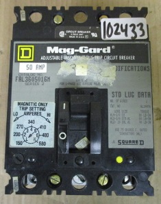 Square D Mag Guard 50 Amp Series 2 FAL3605016M